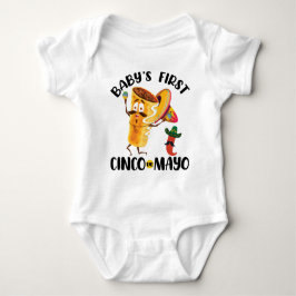 Baby's First Cinco De Mayo Säugling Baby Strampler