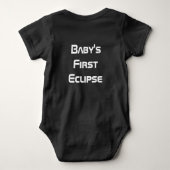Baby's First Eclipse Solar Eclipse 2017 Baby Shirt (Rückseite)