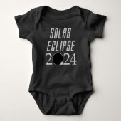 Baby's First Eclipse Solar Eclipse 2024 Baby Shirt (Vorderseite)