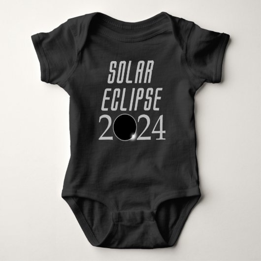 Baby's First Eclipse Solar Eclipse 2024 Baby Shirt (Vorderseite)