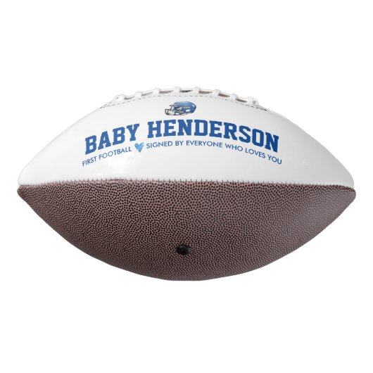 Baby's First Football Baby Shower Prop (Gedreht 270)
