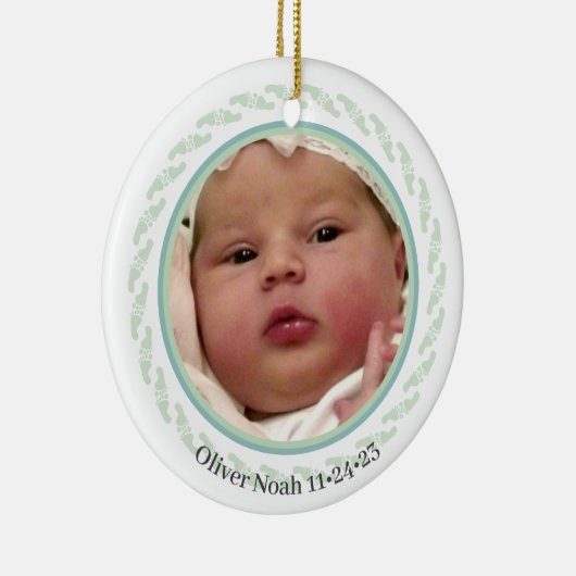 Baby's First Footprints Ornament (Rechts)