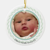 Baby's First Footprints Ornament (Vorne)