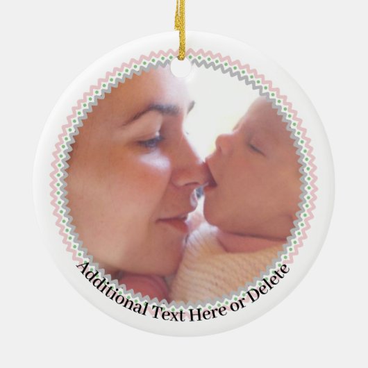 Baby's First Footprints Ornament (Hinten)