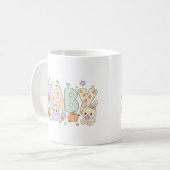 Baby's First Halloween Buchstabenblock  Kaffeetasse (Vorderseite Links)