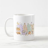 Baby's First Halloween Buchstabenblock  Kaffeetasse (Links)