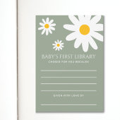 Baby's First Library Card Einladung