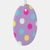 Baby's First Oaster Punkt Personalisiert Osterfest Keramik Ornament (Rechts)