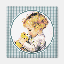 Baby's First Oaster Vintag Baby Boy Magnet