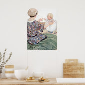 Baby's First Step von Anne Anderson Poster (Küche)