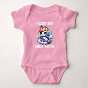Baby's First Tooth Baby Strampler