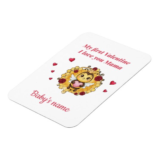 Baby's First valentine Magnet (Linke Seite)