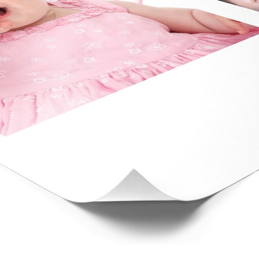 Baby's First Year Foto Collage Keepake (Ecke)