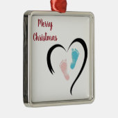 ***BABY'S FOOTPRINTS*** CHRISTMAS ORNAMENT (Rechts)