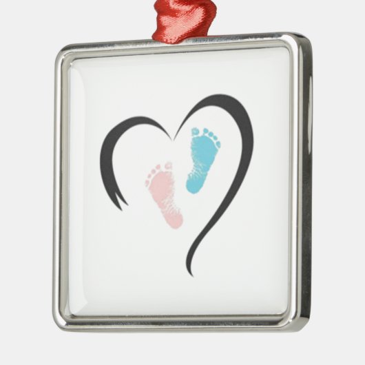 ***BABY'S FOOTPRINTS*** CHRISTMAS ORNAMENT (Links)