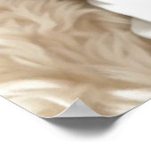 Baby's Foto personalisieren Poster (Ecke)