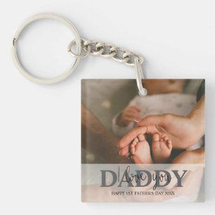 Baby's Foto Schlüsselanhänger für Daddy