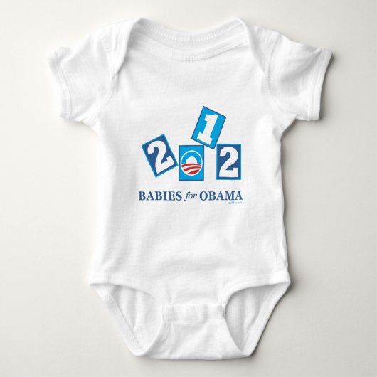 Babys für Obama 2012 Baby Strampler (Vorderseite)
