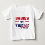 Babys für Trump Baby T-shirt (Vorderseite)