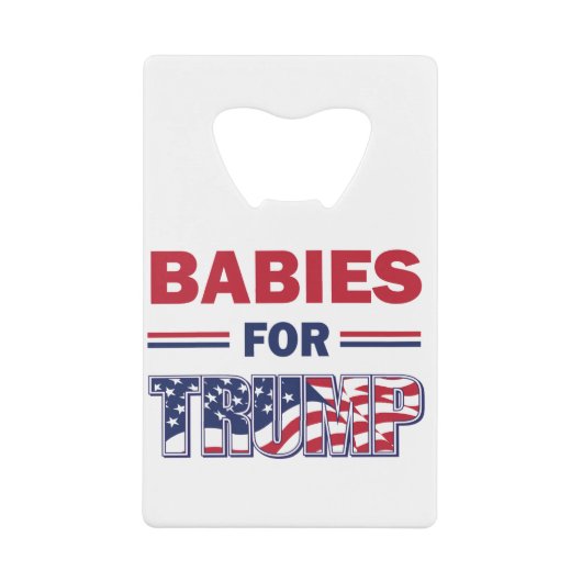 Babys für Trump Geldbeutel Flaschenöffner (Vorderseite)