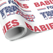 Babys für Trump Geschenkpapier (Rolleneckpunkt)