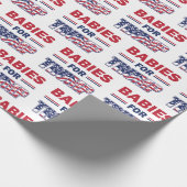 Babys für Trump Geschenkpapier (Ecke)
