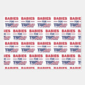 Babys für Trump Geschenkpapier Set (Vorderseite 3)