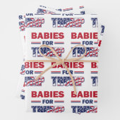 Babys für Trump Geschenkpapier Set (Beispiel)
