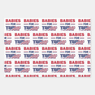 Babys für Trump Geschenkpapier Set
