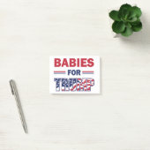 Babys — für TRUMP Post-it Klebezettel (Büro)