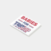 Babys — für TRUMP Post-it Klebezettel (angewinkelt)
