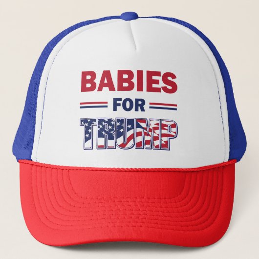 Babys für Trump Truckerkappe (Vorderseite)