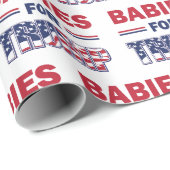 Babys für Trump - Trump 2020 Geschenkpapier (Rolleneckpunkt)