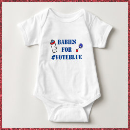 Babys für VOTE BLUE One-Stück Baby Bodysuit Baby Strampler