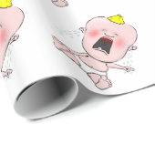 Babys Geschenkpapier (Rolleneckpunkt)