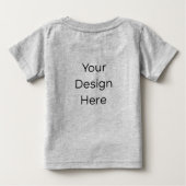 Babys graues T-Shirt (Rückseite)