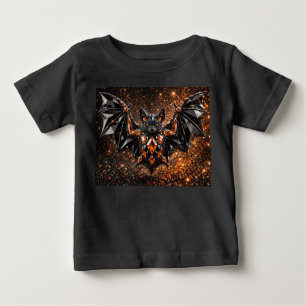 Babys Halloween Kristallfledermaus Baby T-shirt