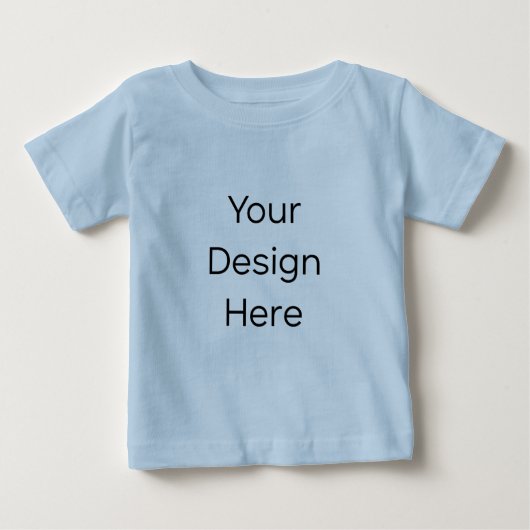 Baby's Hellblaues T-Shirt (Vorderseite)
