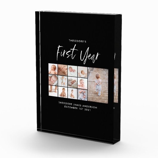 Babys im ersten Jahr Foto Collage Skript (Rechts)