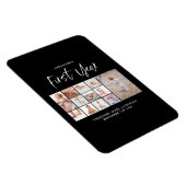 Babys im ersten Jahr Foto Collage Skript monochrom Magnet (Rechte Seite)