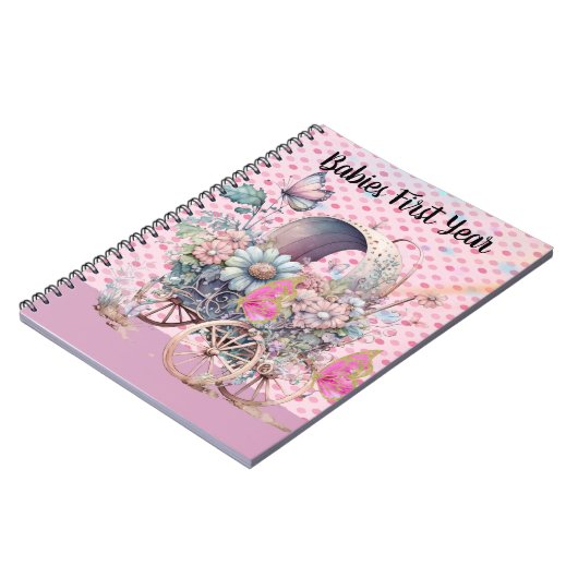 Babys im ersten Jahr Notizblock (Linke Seite)