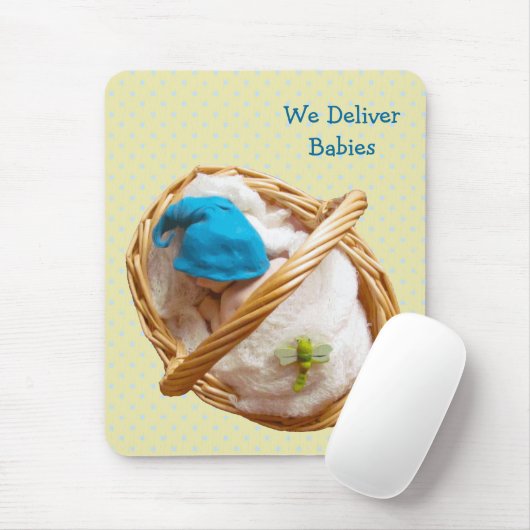 Babys im Lehm: Hebamme, Doktoren: Liefern Sie Baby Mousepad (Mit Mouse)