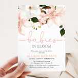 Babys in Bloom liken zwei Mädchen Babydusche Einladung<br><div class="desc">For more advanced customization of this design,  simply select the "Customize It" button above!</div>