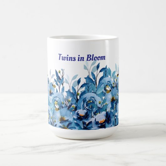 Babys in Bloom Twin Baby Dusche Kaffeetasse (Mittel)