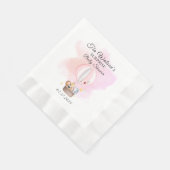 Babys in einem Heißluftballon-Tisch Napkins Serviette (Ecke)