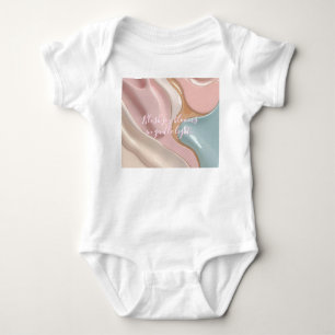Babys Jersey Bodysuit in stylischer Grafik Baby Strampler