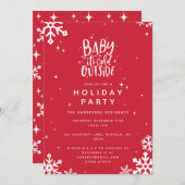 Baby's kalte Feier im Freien Einladung (Vorne/Hinten)