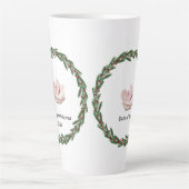 Babys (Kelly’s) 1. Weihnachten individuell anpassb Milchtasse (Vorderseite)