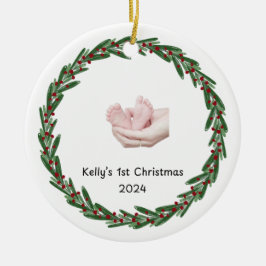 Babys (Kelly's 1. Weihnachts Custom Babies Name Keramik Ornament