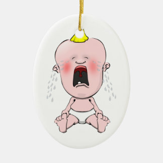 Babys Keramik Ornament